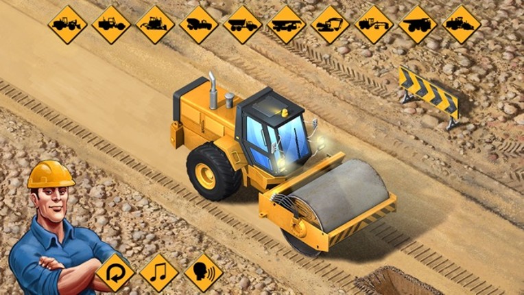 Kids Vehicles: Construction for iPhone screenshot