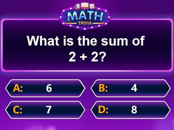 Math Trivia Game Cover