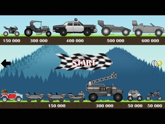 Rally car hill climb 4x4 off road rush racing screenshot