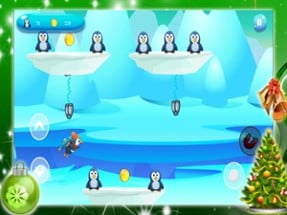 Snow Penguin Christmas Game Image