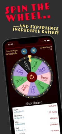 Wheel of Truth or Dare screenshot