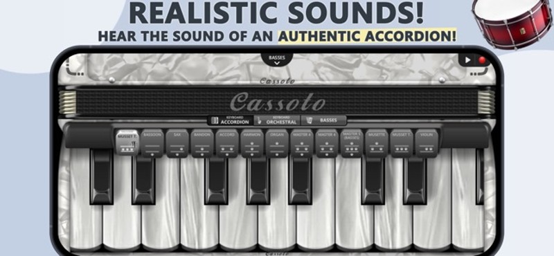 Accordion Piano Cassoto screenshot