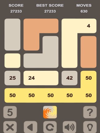 Blocks Numbers Puzzle screenshot