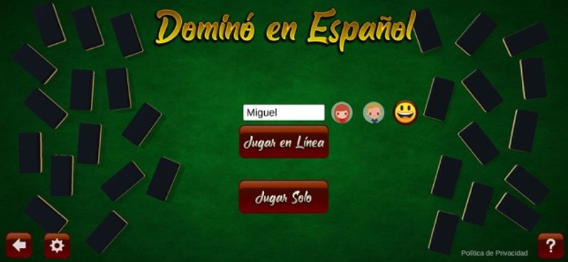 Dominó en Español screenshot