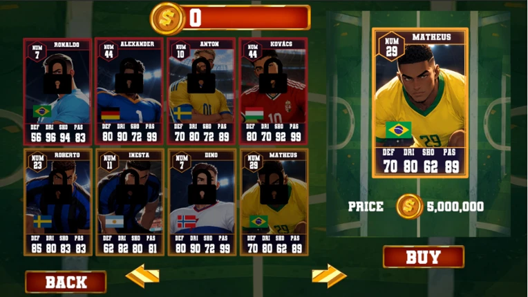 FootBall Card Battle screenshot