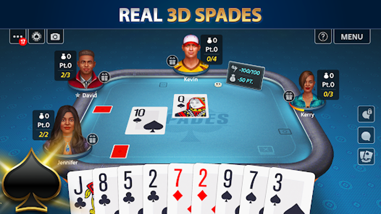Spades by Pokerist screenshot