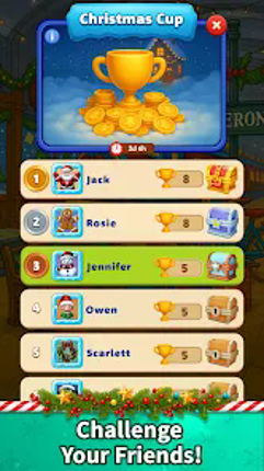 Santa Quest 3D Match Puzzle screenshot