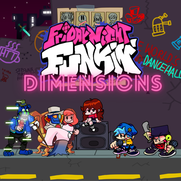 Games like Friday Night Funkin' Dimensions