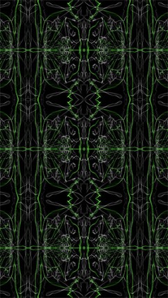 Green & Grey Abstract Fractal HD Wallpaper ~ Liquid Light Series #8 Image