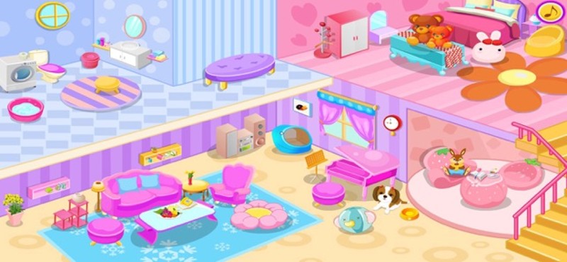 Interior home decoration game screenshot