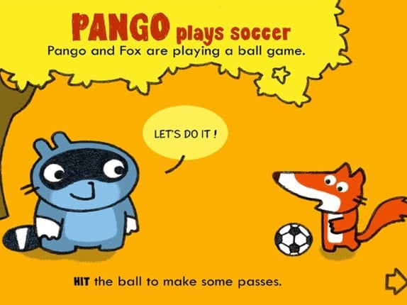 Pango plays soccer screenshot