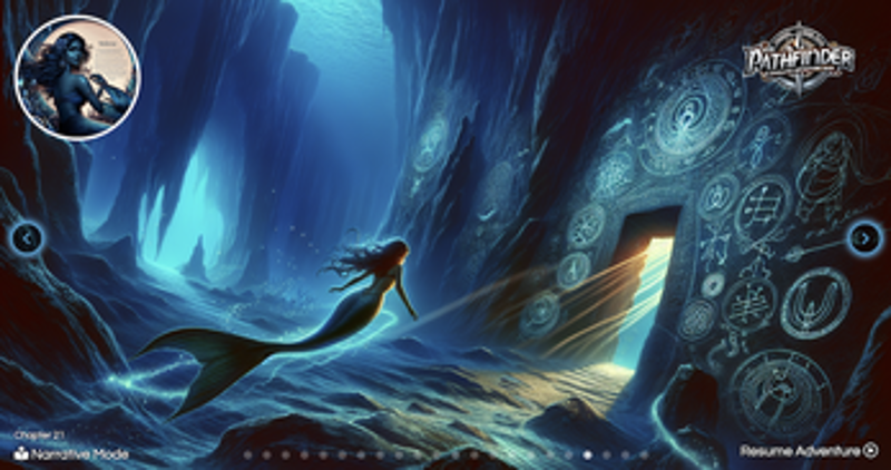 Pathfinder: AI Generated Adventure Game screenshot