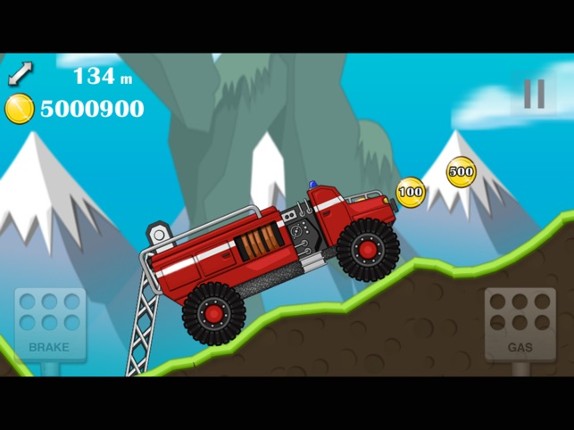 Rally car hill climb 4x4 off road rush racing Image