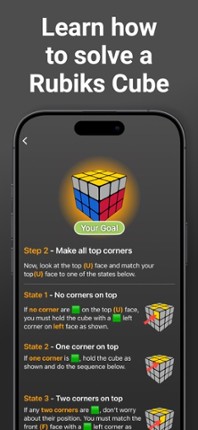 Rubix Cube Solver screenshot