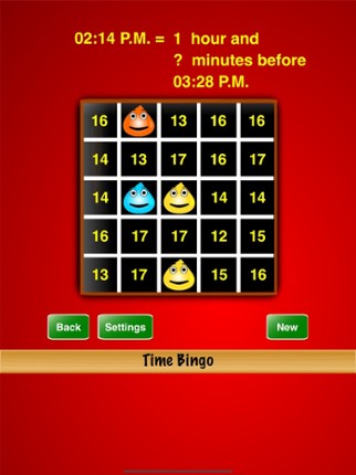 Time Bingo screenshot
