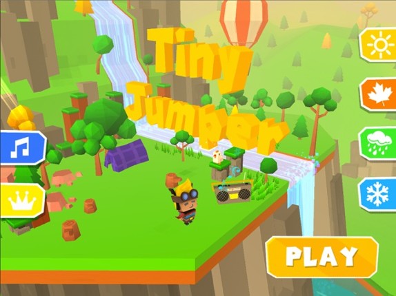 Tiny Jumper Justin: Fruit Rush screenshot