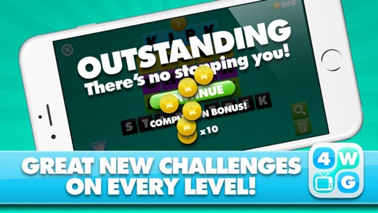 4 Word TV Game - Find the link and guess the TV show screenshot