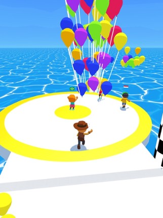 Balloon Race 3D! screenshot