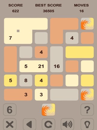 Blocks Numbers Puzzle screenshot