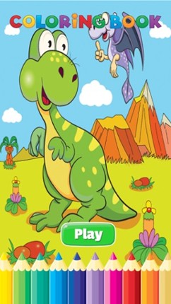Dinosaur Farm Coloring Book - Activities for Kid screenshot