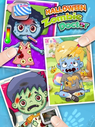 Halloween Zombies Kids Doctor - Fun Halloween Games for kids! screenshot