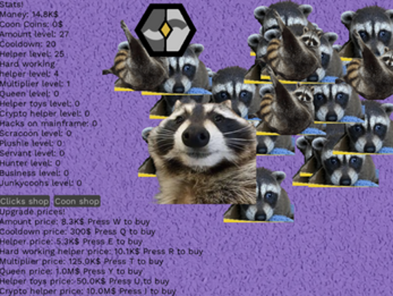 Racoon Clicker 2(Update 1.6) Image