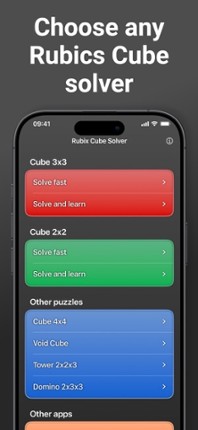 Rubix Cube Solver screenshot