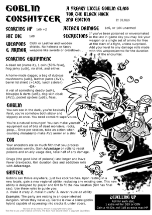 Six Little Classes for The Black Hack second edition Image