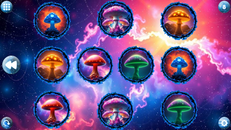 Space Memory: Mushrooms screenshot