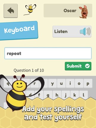 Spelling Assistant : Helping you ace the spelling bee! screenshot
