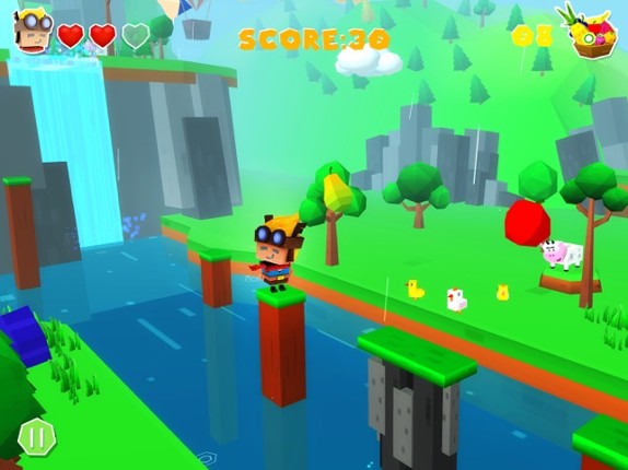 Tiny Jumper Justin: Fruit Rush screenshot