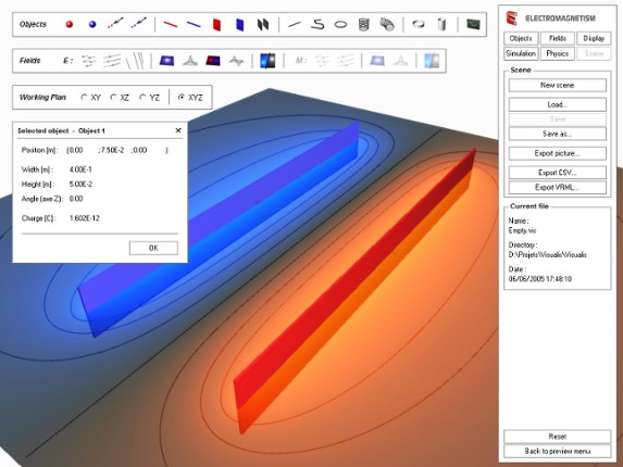 Visualis Electromagnetism screenshot