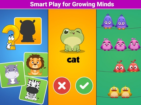 Animal puzzle & games for kids screenshot
