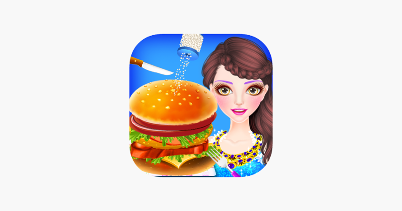 Cooking Hamburger Girl Makeup Game Cover