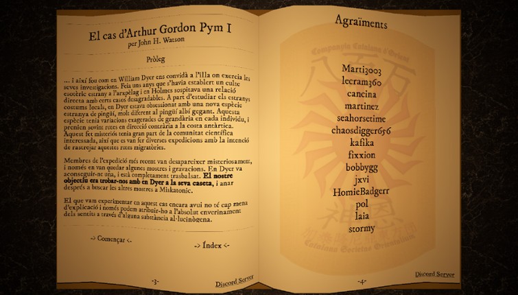 El cas d'Arthur Gordon Pym screenshot