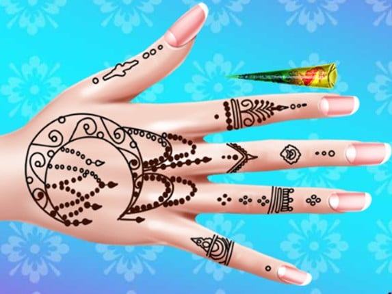 Fashion Henna Tattoo Salon Game Cover