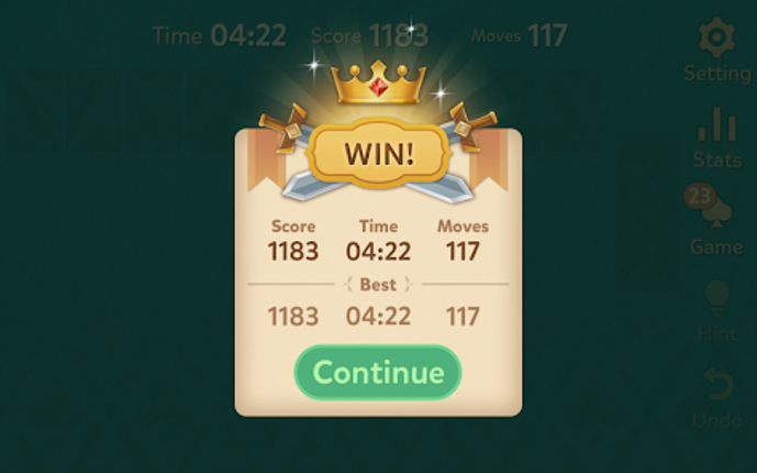 Spider Solitaire: Kingdom screenshot