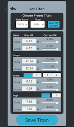 TT2 Raid Optimizer screenshot