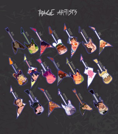 frisson: a bts rock zine screenshot