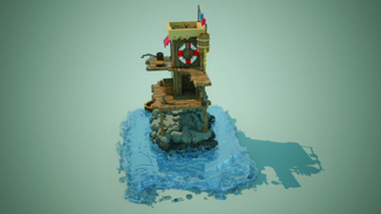 voxel 3D fisher tower Image