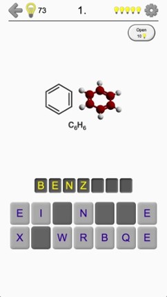 Hydrocarbons Chemical Formulas screenshot