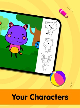 Kids Coloring Games for 3-5 screenshot