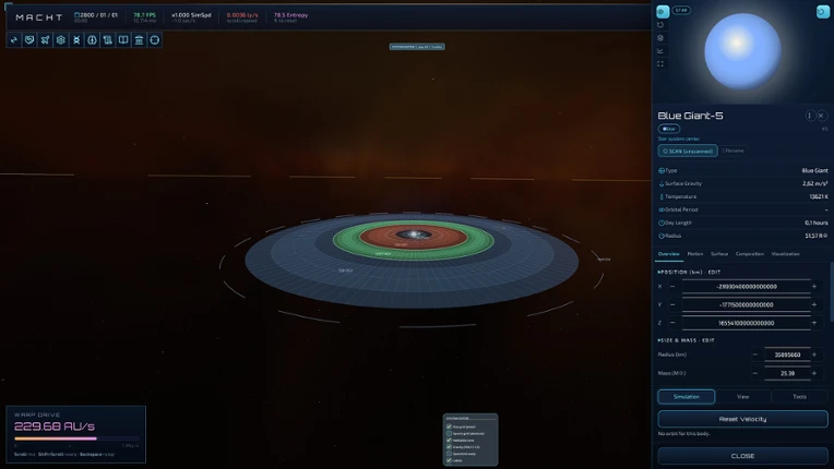 Macht: Cosmic Engine screenshot
