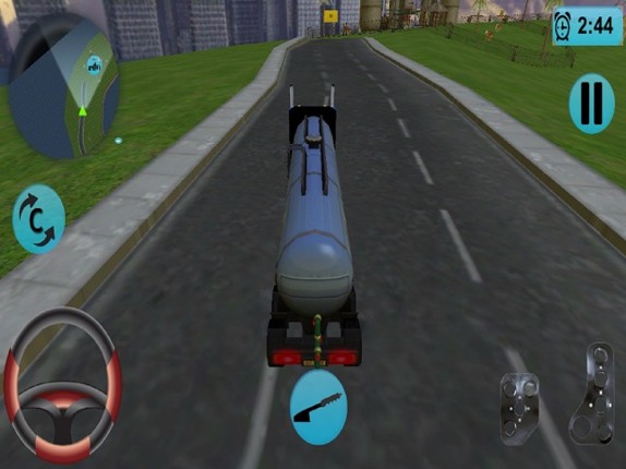 Milk Delivery Tanker Drive Image
