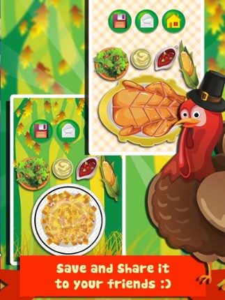 Thanksgiving Dinner Food Maker Salon - fun lunch cooking &amp; making games for kids 2 (boys &amp; girls) Image