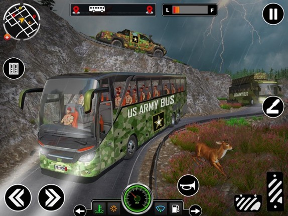 Army Bus Driving Games 3D screenshot