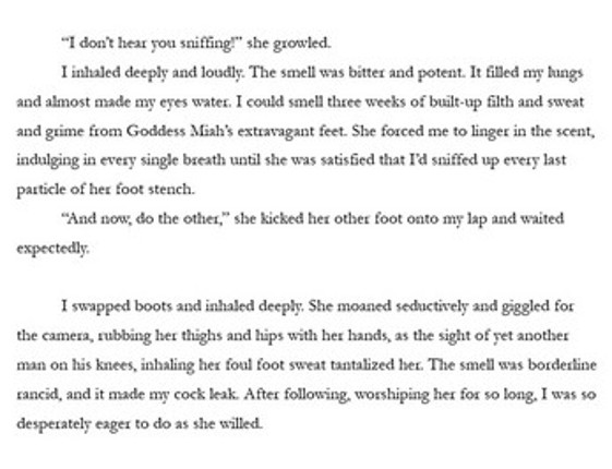 At Goddess Miahs Feet Image