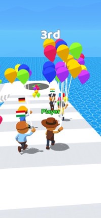 Balloon Race 3D! screenshot