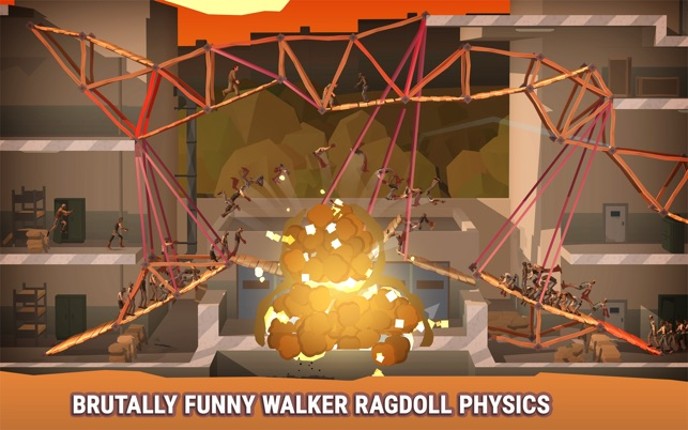 Bridge Constructor TWD screenshot