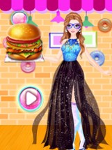 Cooking Hamburger Girl Makeup Image